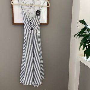 Striped peekaboo sun dress